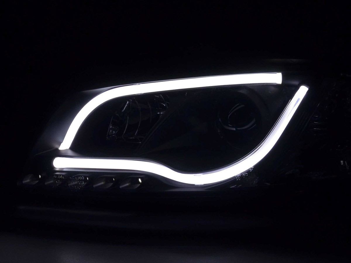 Scheinwerfer Set Daylight LED TFL-Optik Audi A3 Typ 8P/8PA 03-08 schwarz Scheinwerfer Set Daylight LED TFL-Optik Audi A3 Typ 8P/8PA 03-08 schwarz